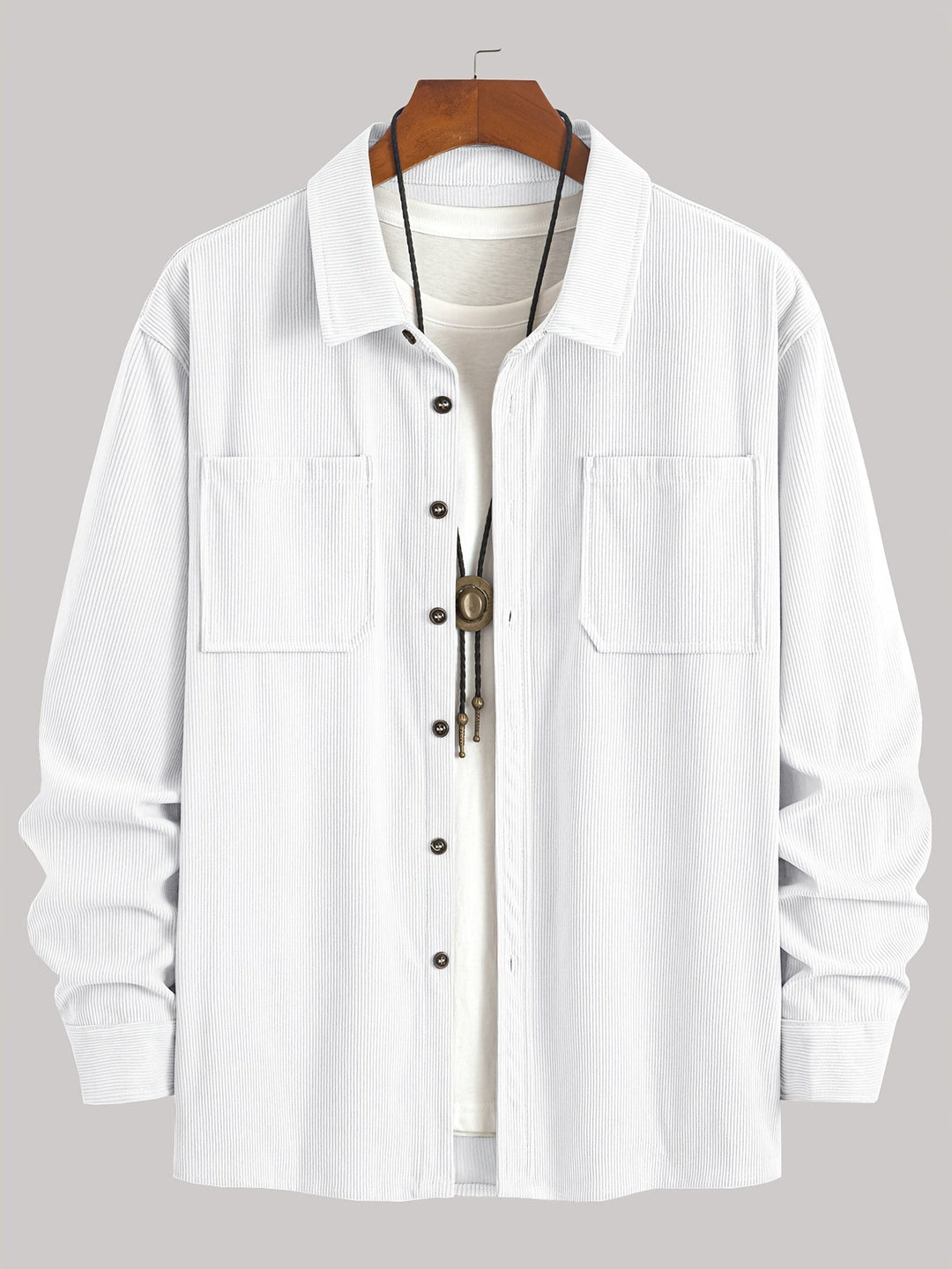 Bryce | Men's Long Sleeve Overshirt with Pockets and Buttons
