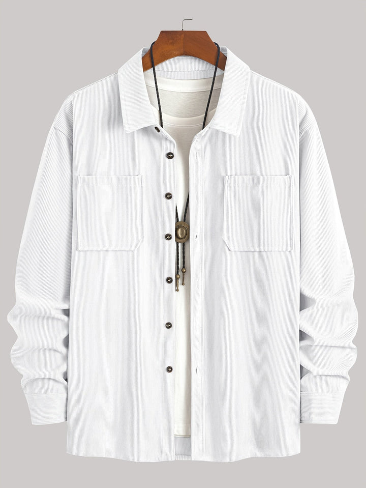 Bryce | Men's Long Sleeve Overshirt with Pockets and Buttons