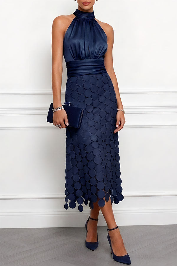 Céline | Women's Halter Midi Dress