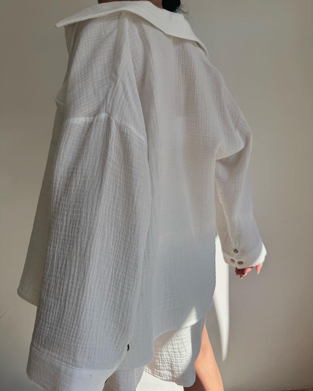 Espera | Women's Oversized Breezy Two-Piece Set with Pockets