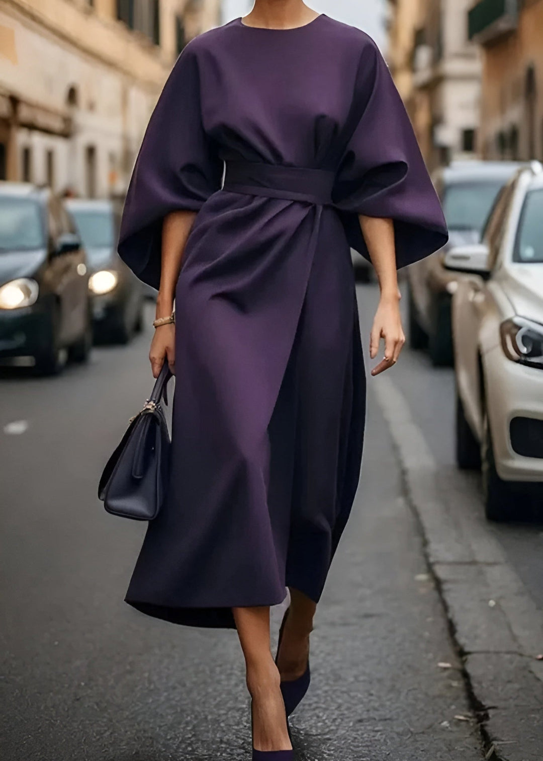 Aurora™ - Flowy Belted Maxi Dress