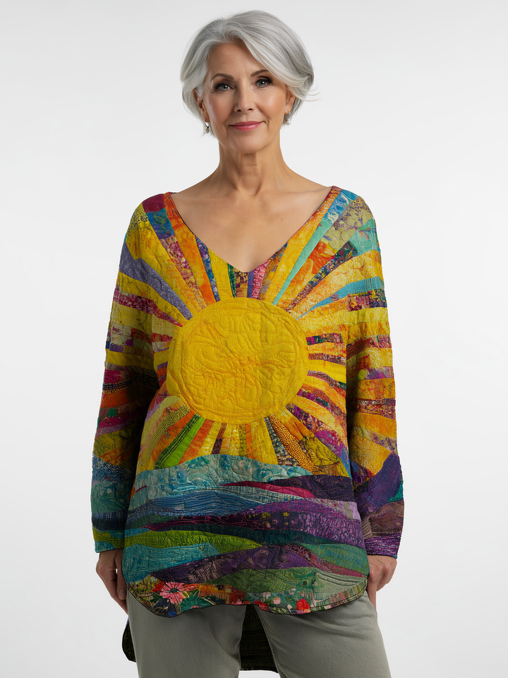 Greer | Women's Cheerful Colorful Blouse