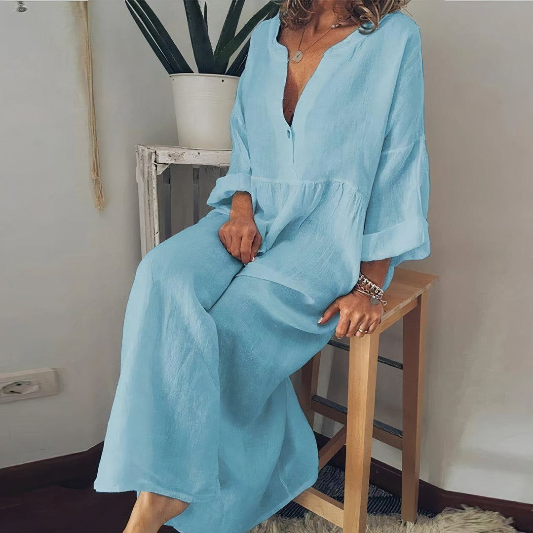 Chic Blouse-Style Dress