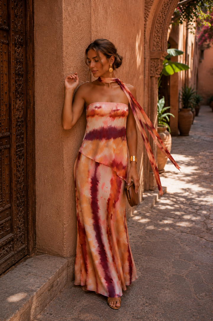 Women's Strapless Maxi Dress