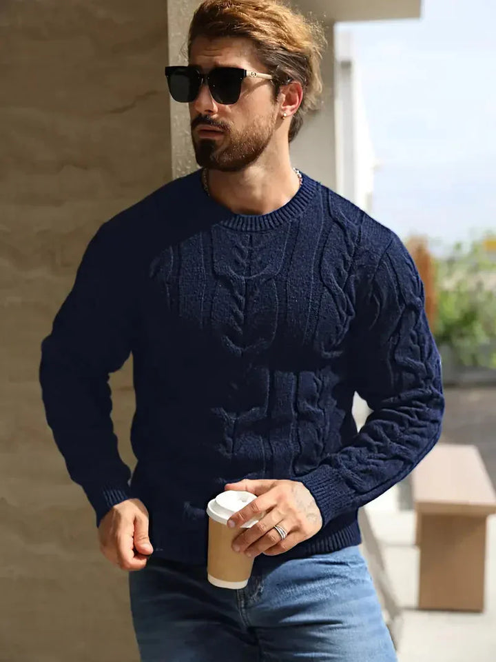 Brit & Boho™️ | Graphica Geo Knit Sweater
