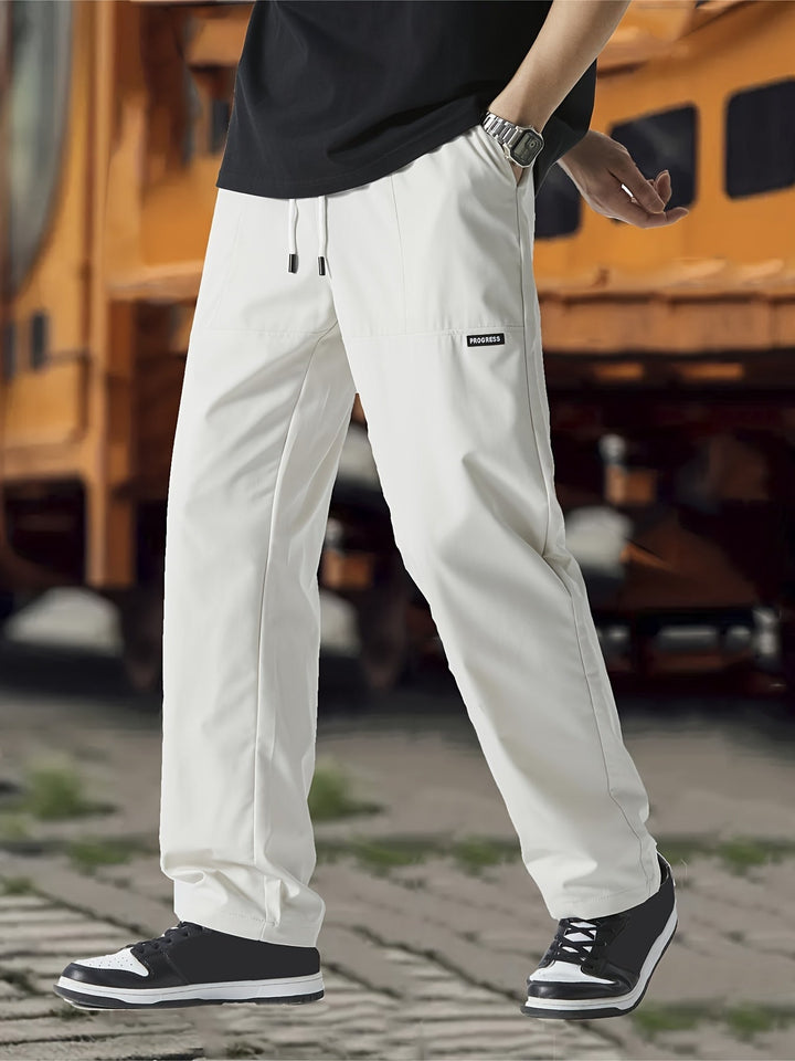 Gideon | Men's Straight Leg Joggers with Drawstring