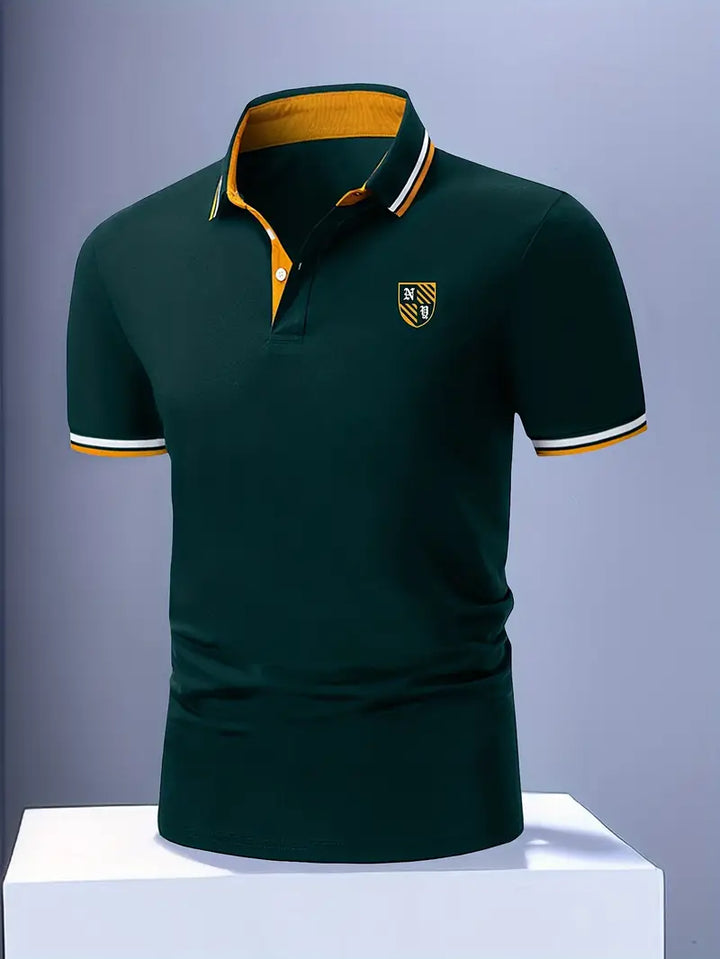 Elliot | Men's Short Sleeve Casual Polo Shirt
