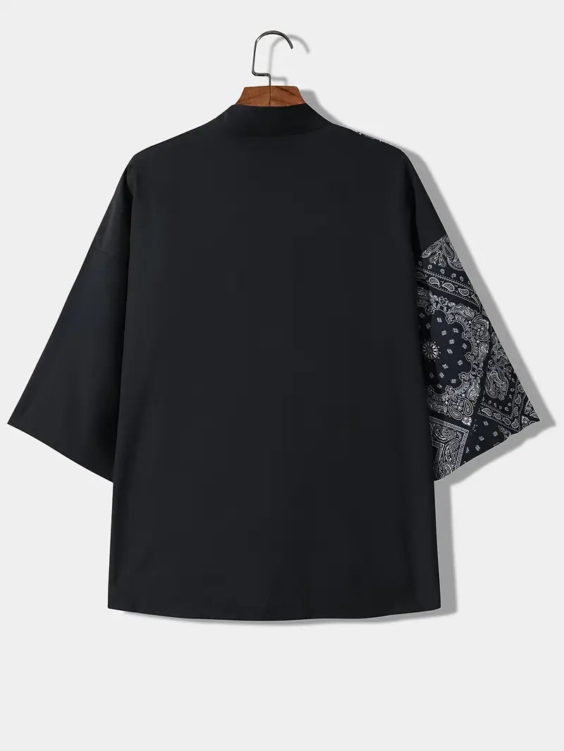 Aki | Men's 3/4 Sleeve Lightweight Kimono Cardigan