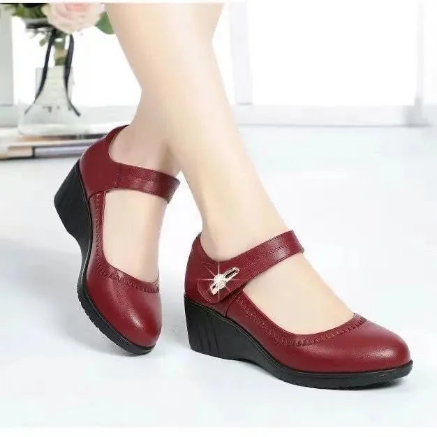 Lydia | Women's Wedge Mary Jane Shoes