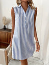 Élise | Striped Shirt Dress