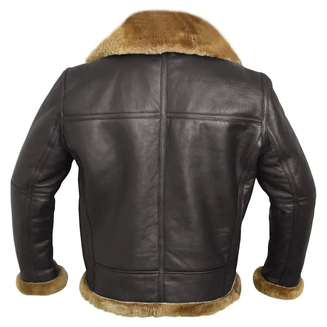 Enzo | Men's Sheepskin Jacket with Belt