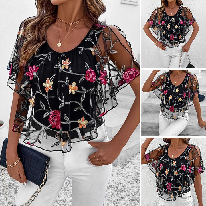 Davina | Women's Elegant Printed & Top