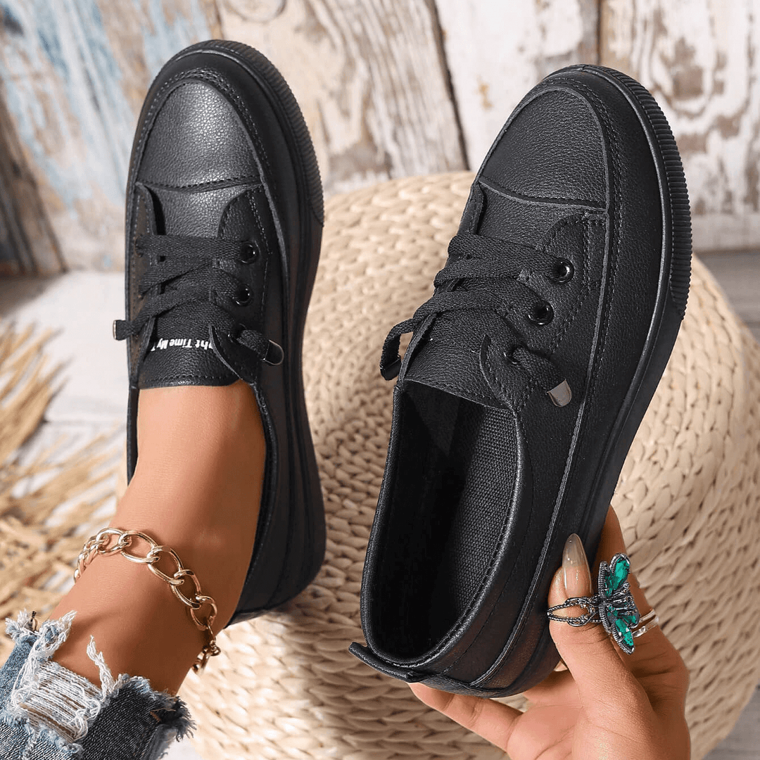 Elise | Women's Lace-Up Orthopedic Flat Shoes