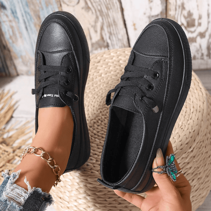 Elise | Women's Lace-Up Orthopedic Flat Shoes