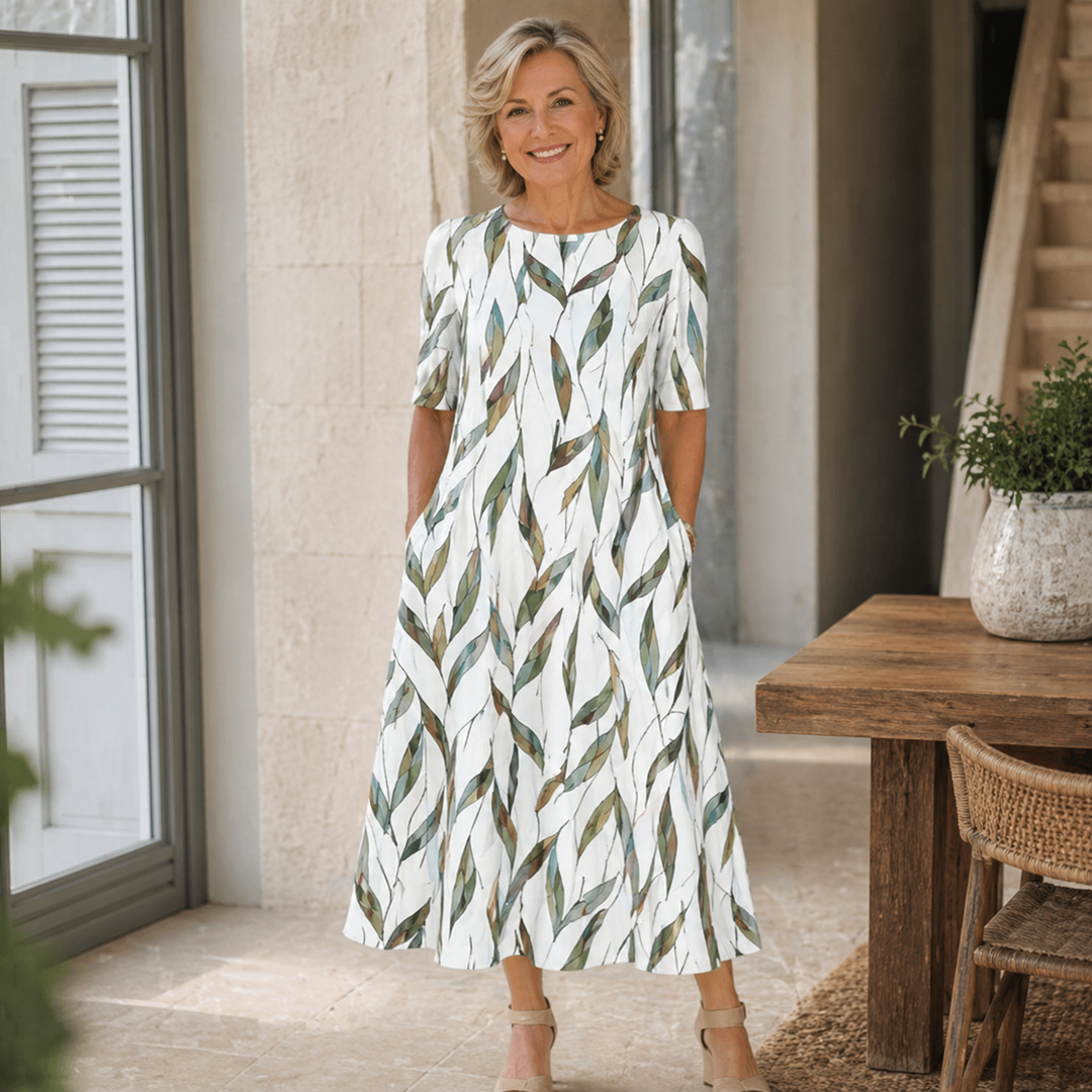 Sarah | Easygoing Floral Midi Dress