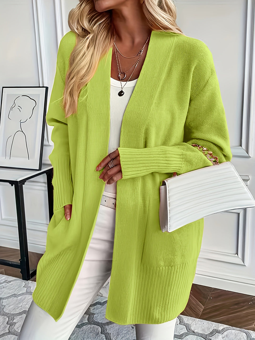 Flor | Relaxed V-Neck Cozy Cardigan