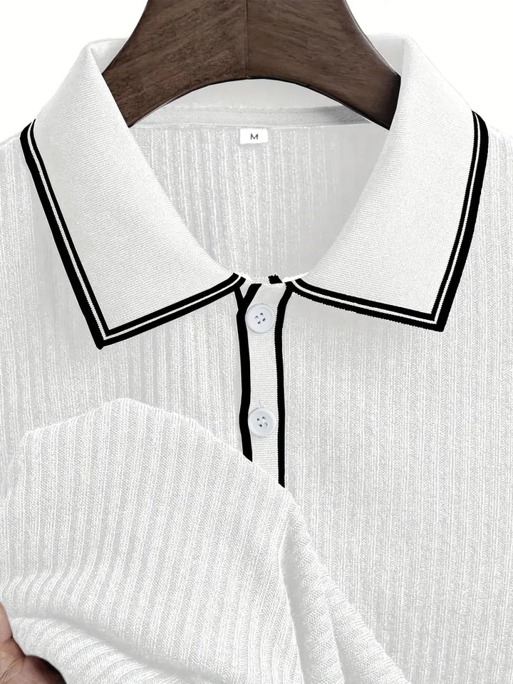 Emilio | Men's Tailored Custom Polo with Buttons
