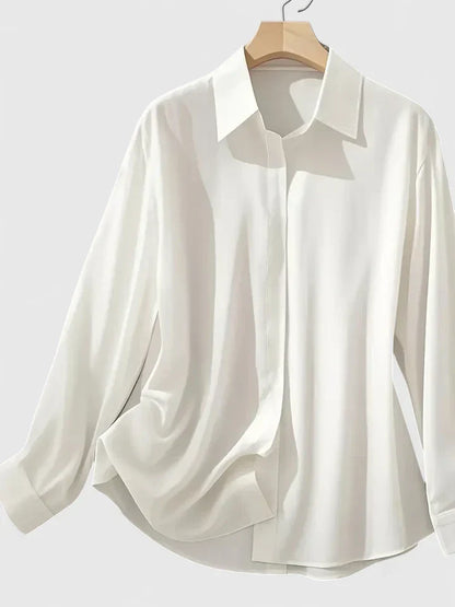 Ellen™ - Elegant Button-Down Top