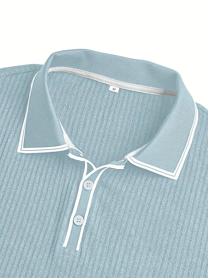 Emilio | Men's Tailored Custom Polo with Buttons