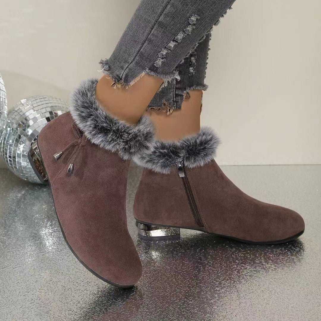 Stacey™ - Soft Leather Ankle Boots