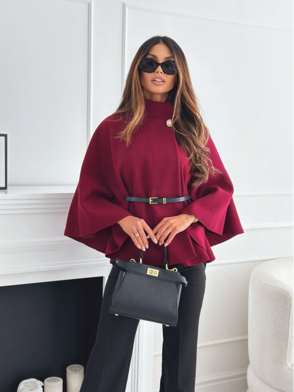 Mae | High Neck Belted Jacket