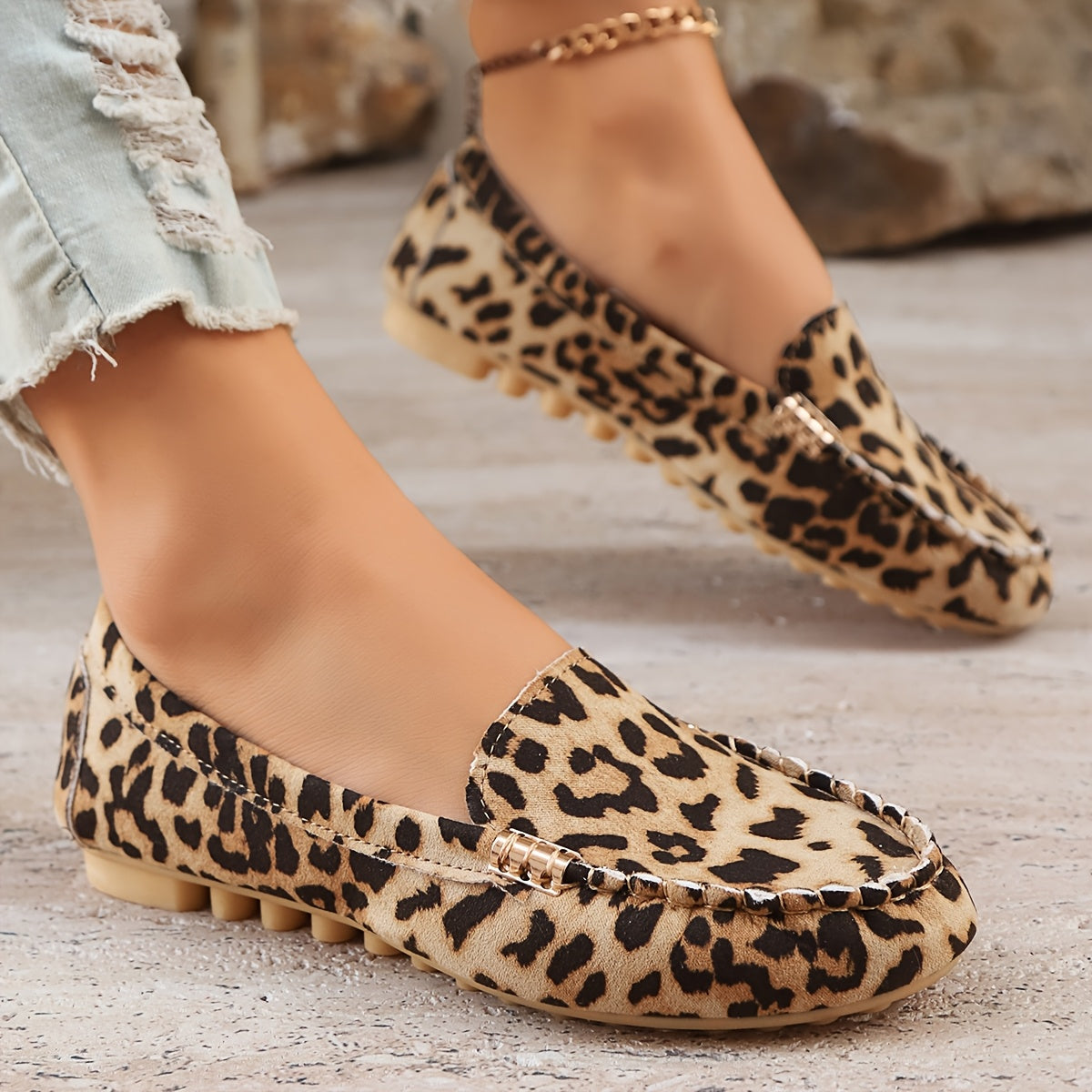 Jennifer | Leopard Print Loafers
