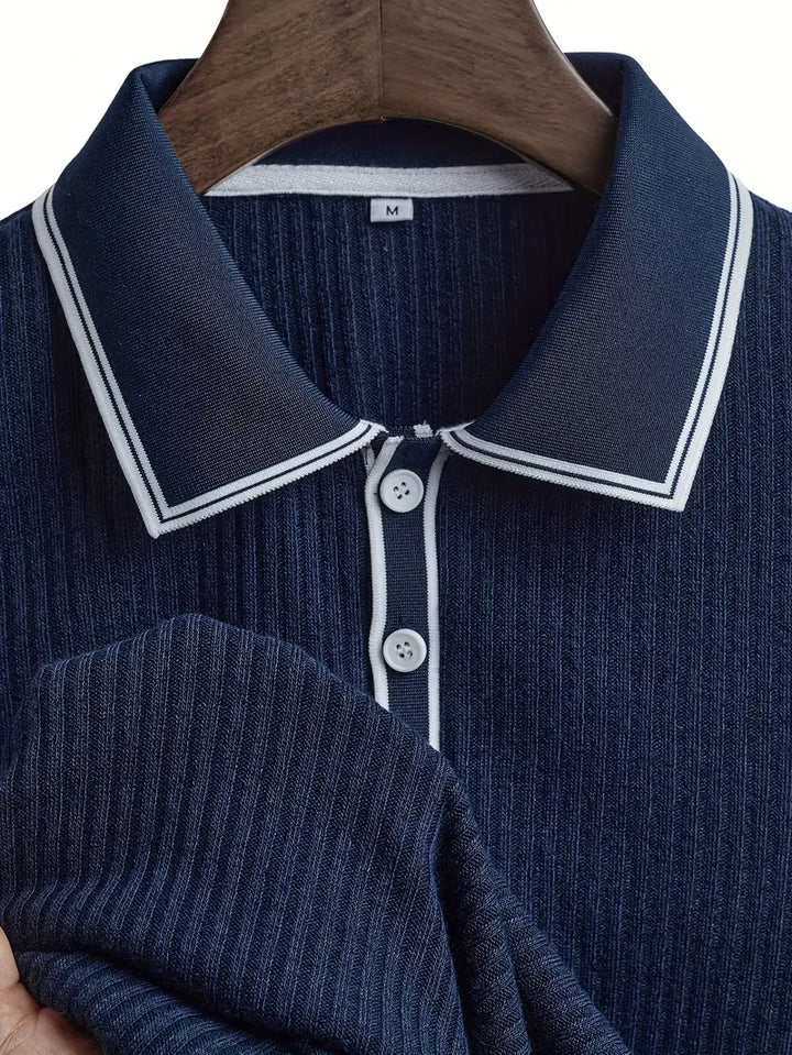 Emilio | Men's Tailored Custom Polo with Buttons