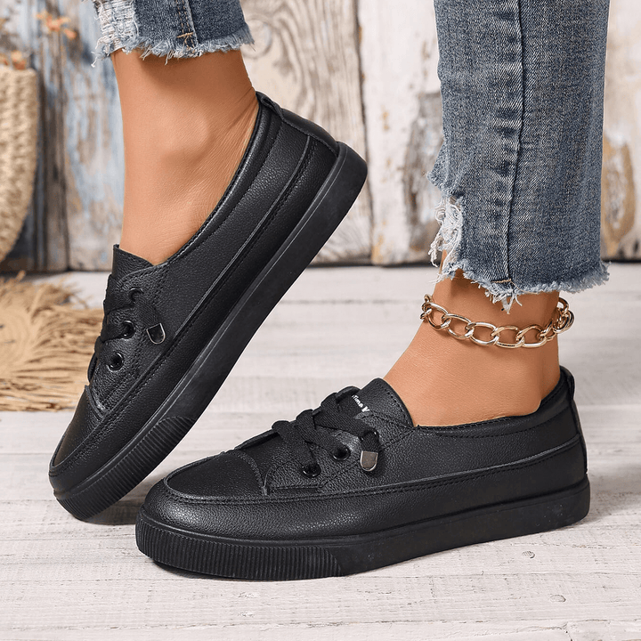 Elise | Women's Lace-Up Orthopedic Flat Shoes