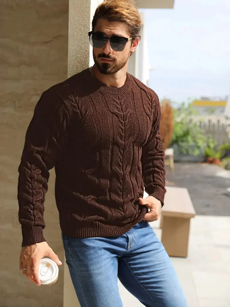Brit & Boho™️ | Graphica Geo Knit Sweater