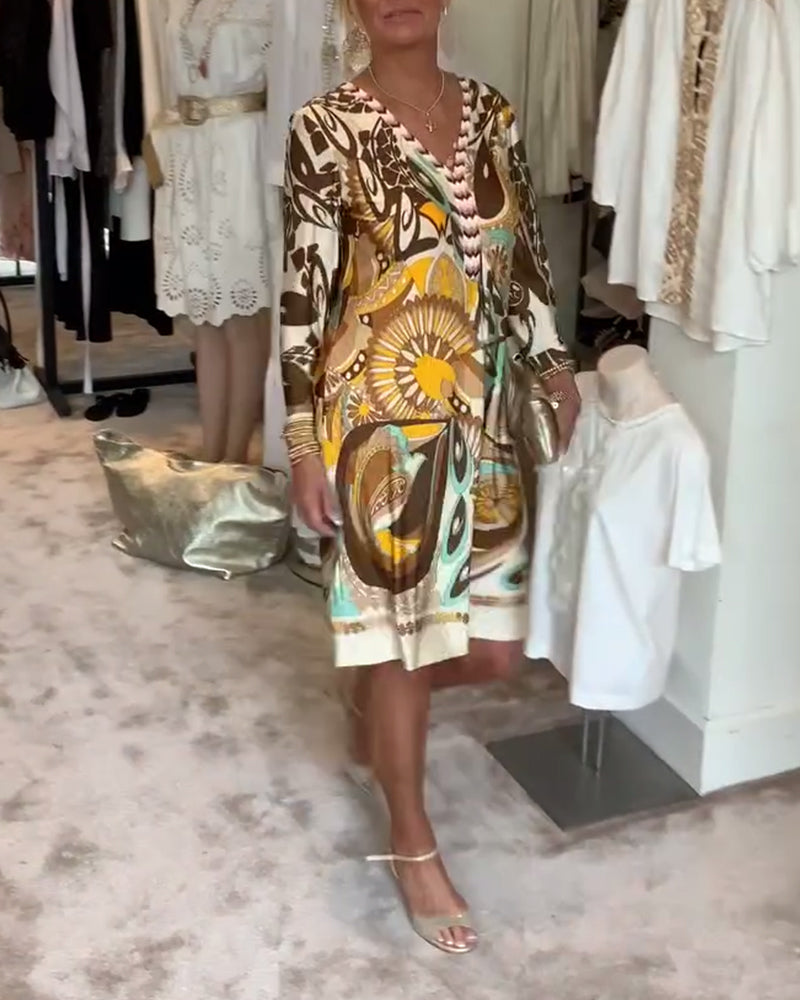 Mariane™ | Vintage Print Dress