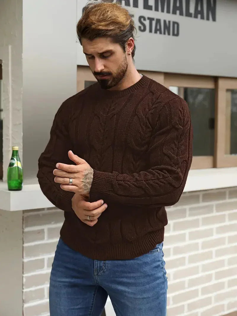Brit & Boho™️ | Graphica Geo Knit Sweater