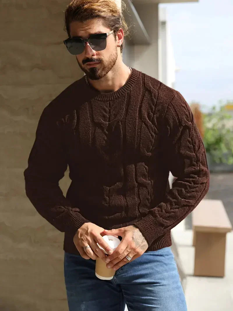 Brit & Boho™️ | Graphica Geo Knit Sweater