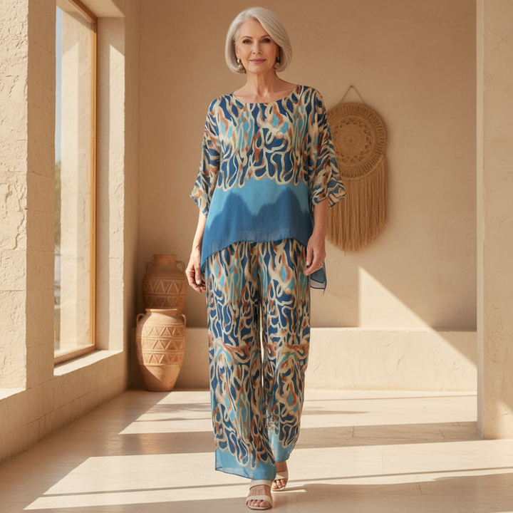 Lynette | Women's Oversized Flowy Abstract Set