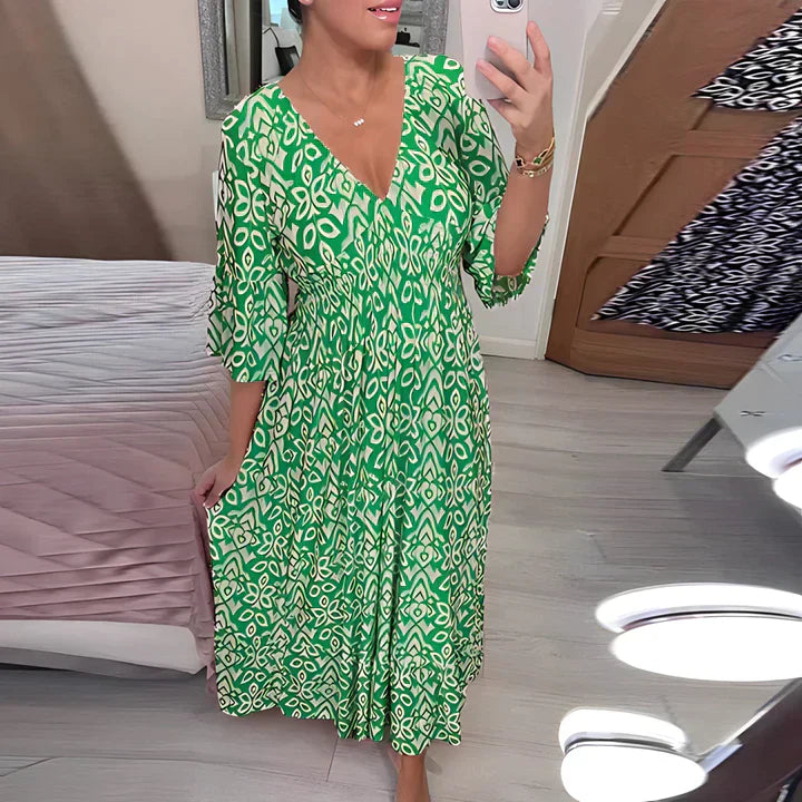 Frieda | Women's Mini Airy Summer Dress with V-Neck