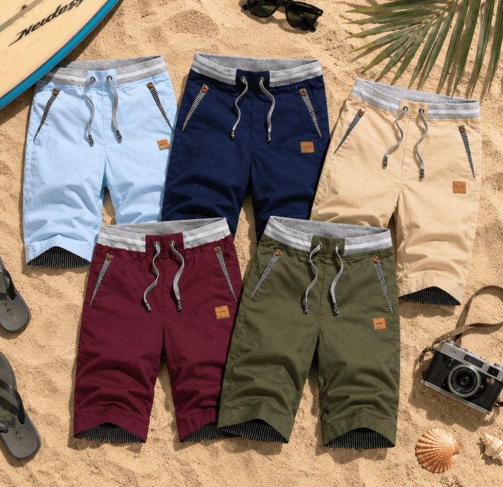 Eden | Knee-Length Shorts with Drawstring and Pockets