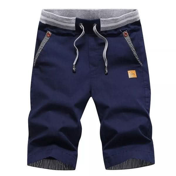 Eden | Knee-Length Shorts with Drawstring and Pockets