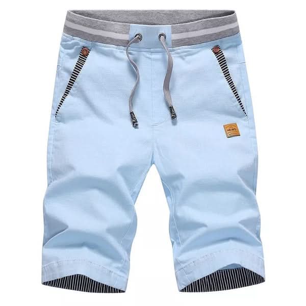 Eden | Knee-Length Shorts with Drawstring and Pockets