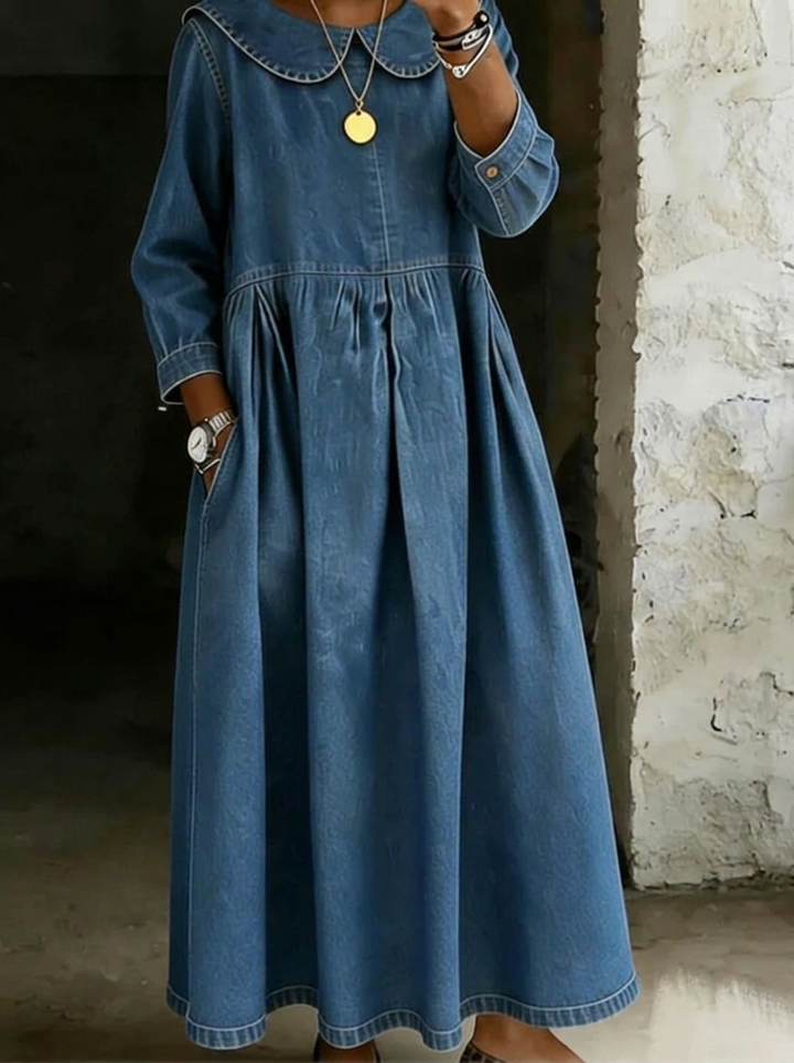 Melissa | Long Sleeve Round Neck Dress
