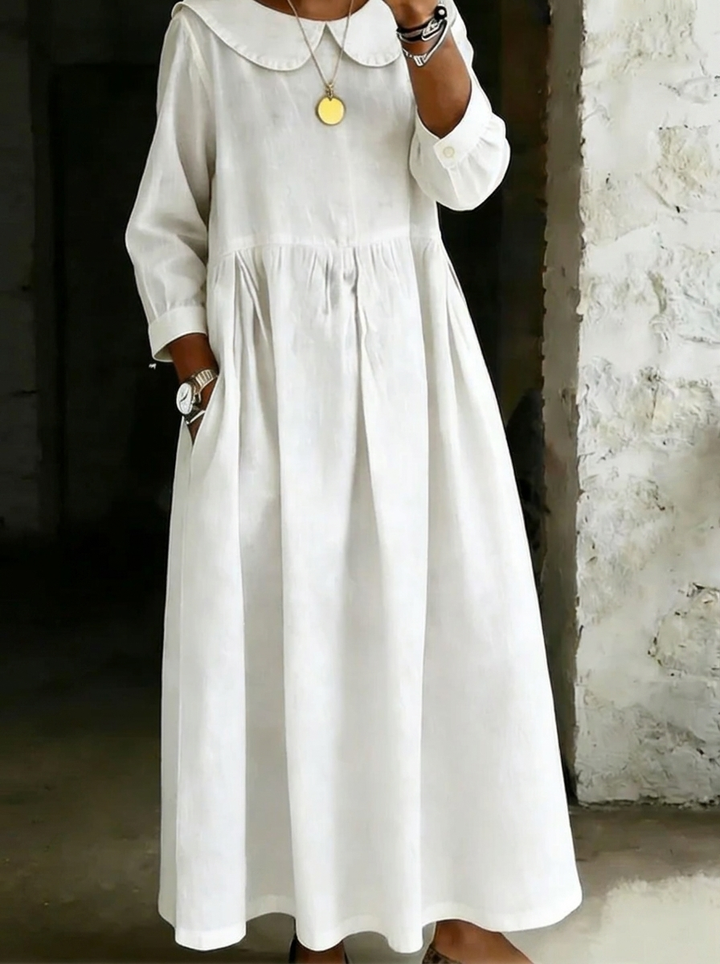 Melissa | Long Sleeve Round Neck Dress