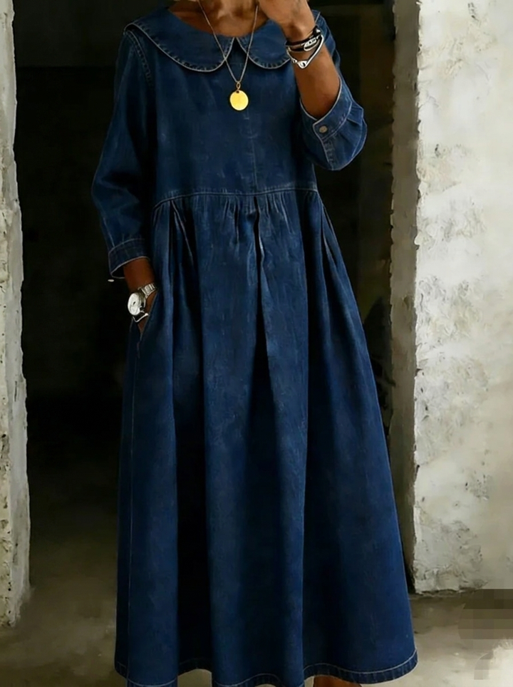 Melissa | Long Sleeve Round Neck Dress