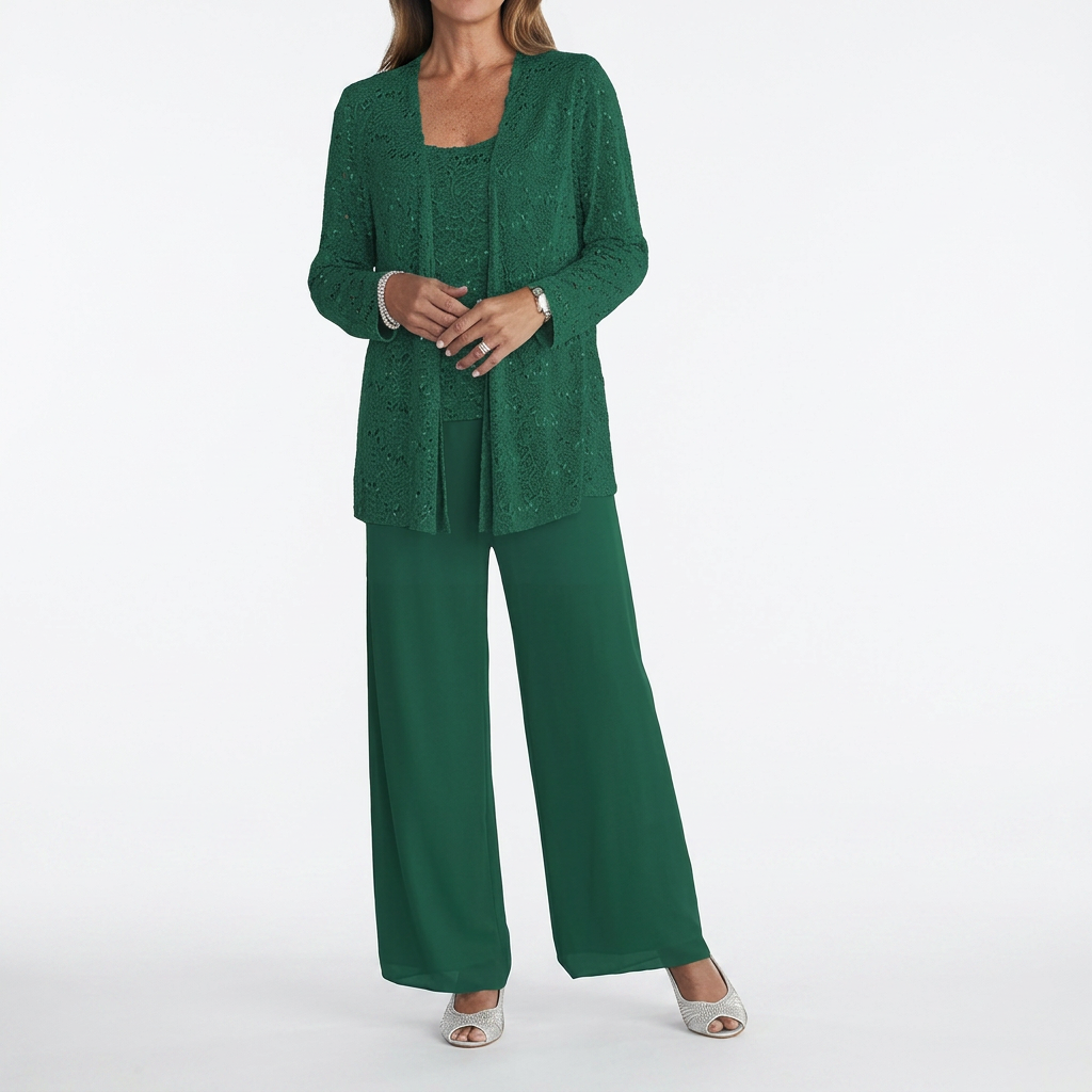 Women's Long Sleeve Set with Sequins