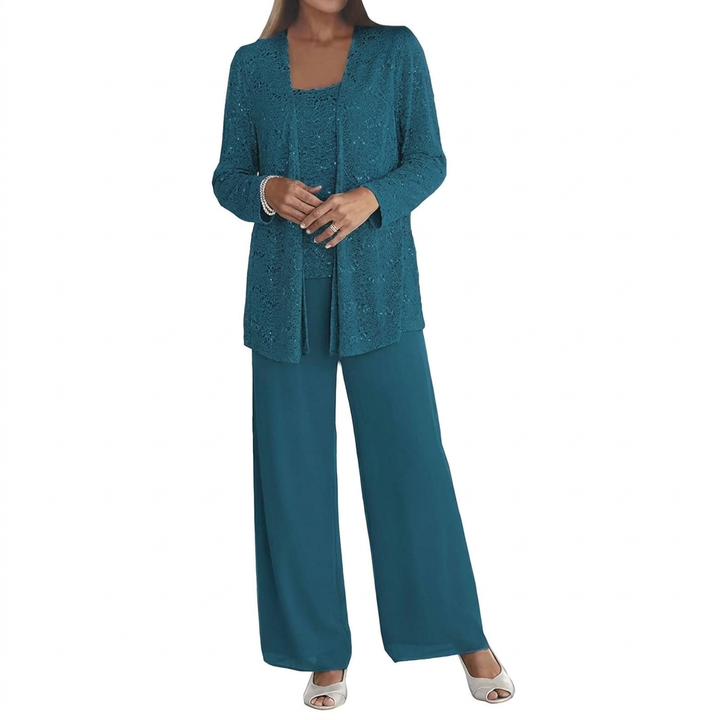Women's Long Sleeve Set with Sequins