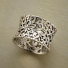 Carolina - Vintage Silver Ring with Hollow Space