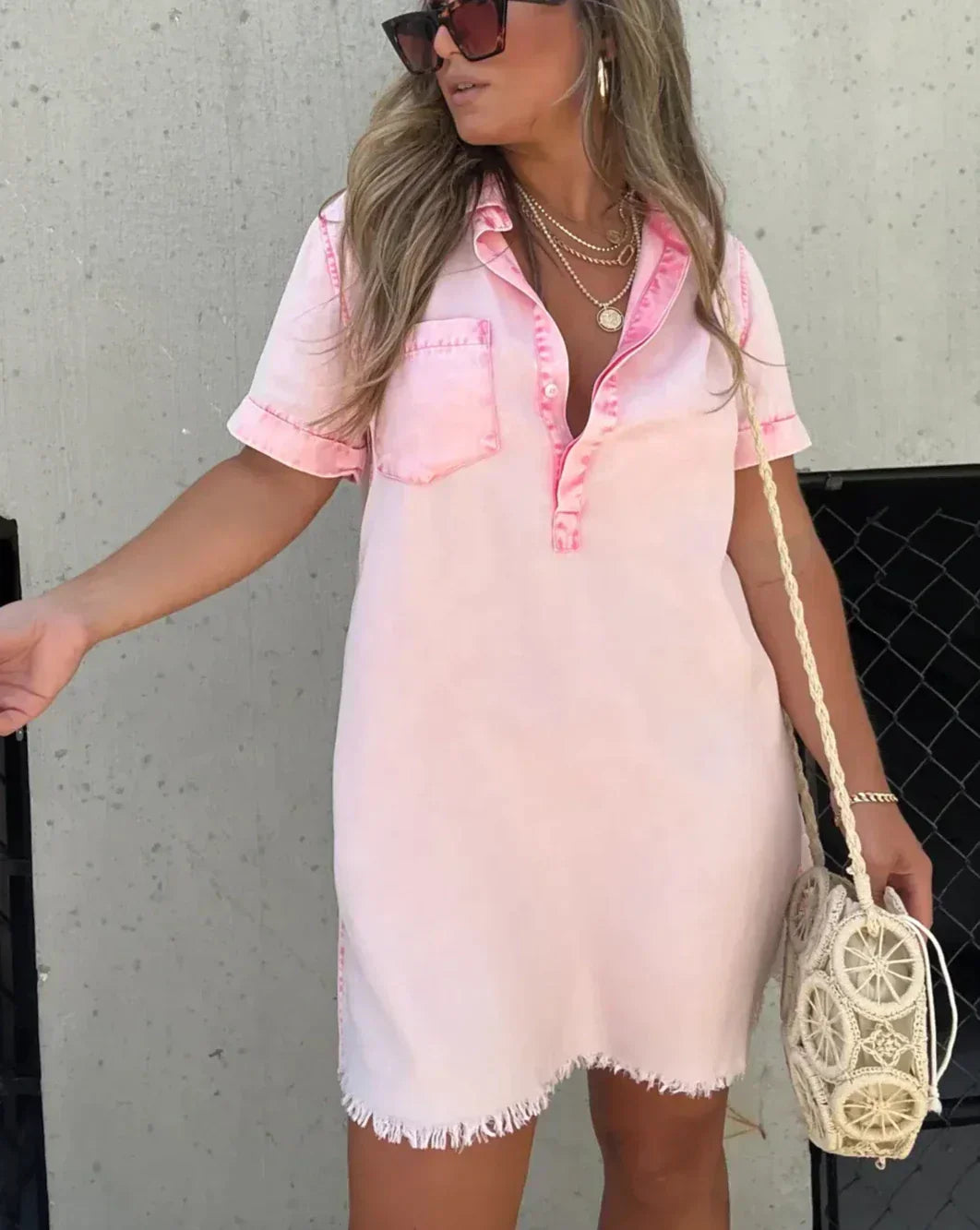 Vera™ - Denim Shirt Dress