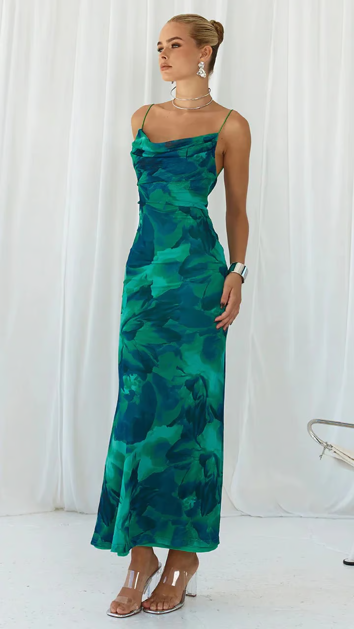 Ainsley | Women's Sleeveless Club Party Bodycon Maxi Dress