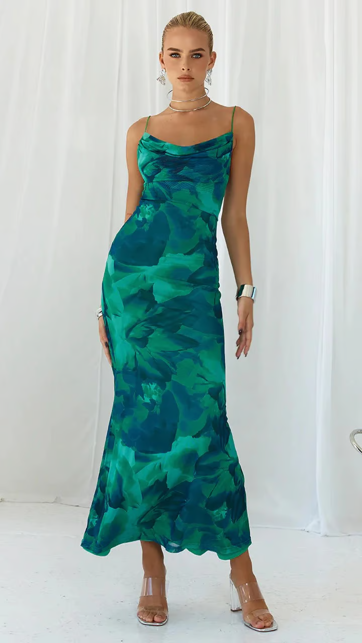Ainsley | Women's Sleeveless Club Party Bodycon Maxi Dress