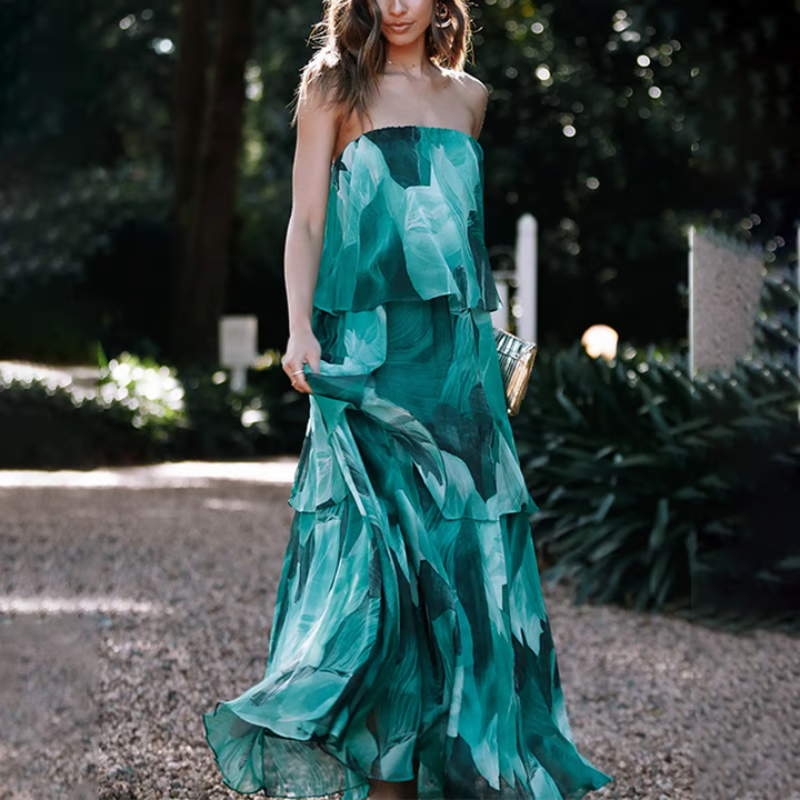 Imara | Women's Summer Vibes Strapless Dress