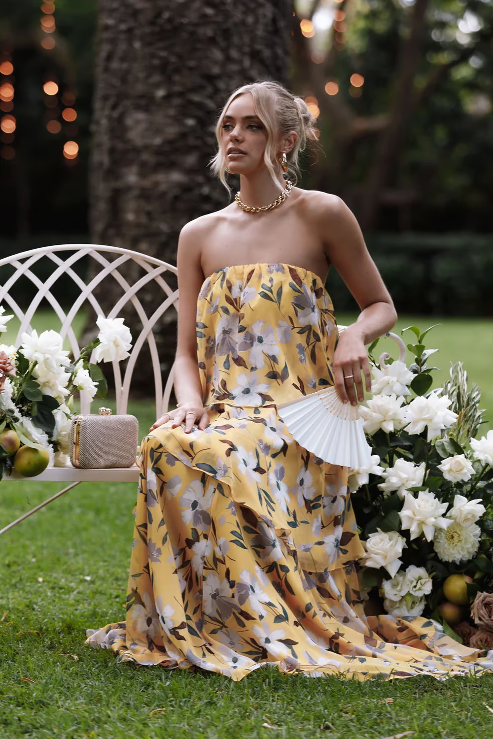 Imara | Women's Summer Vibes Strapless Dress