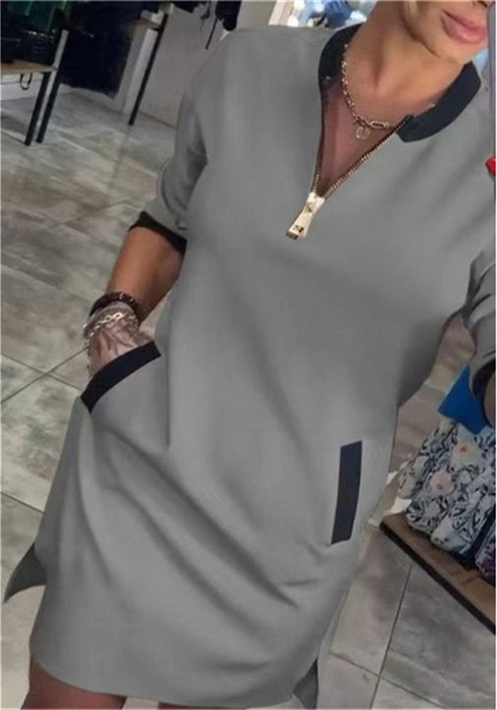 Bertha™ - Chic Long Sleeved Dress