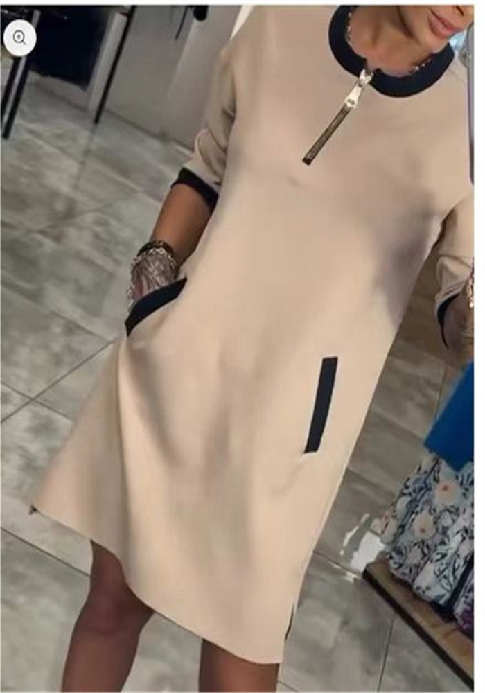 Bertha™ - Chic Long Sleeved Dress